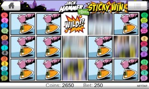 Jack Hammer Sticky Wins